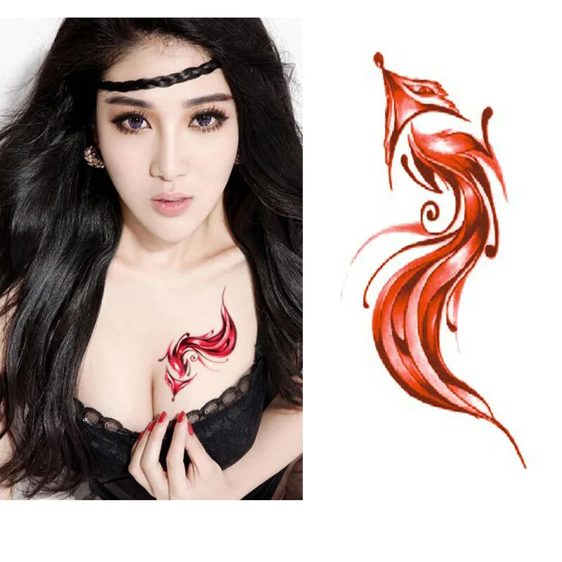 5 шт. водонепроницаемые наклейки татуировки на руку|fox tattoo|temporary tattootattoo sticker |