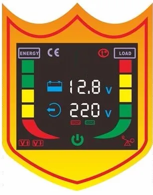 Интеллектуальный ЖК экран цифровой дисплей Новый дизайн 3000 Вт DC12V к AC220v изменения