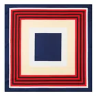 60 см * 60 см 2021 новый роскошный бренд Геометрическая оправа в клетку полосатый Женский саржевый шелковый шарф небольшие Квадратные платки хиджаб повязка на голову