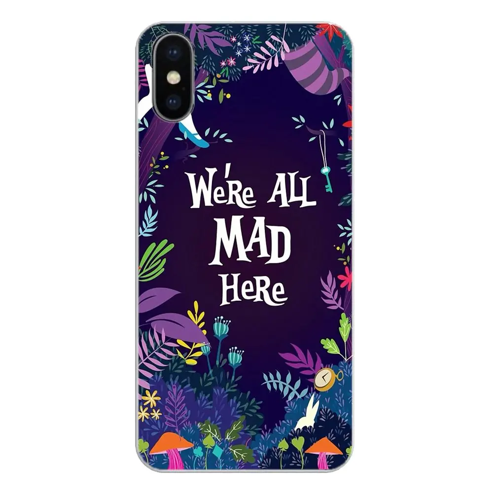 Алиса в стране чудес аниме Мягкий силиконовый чехол для Huawei P Smart Y6 P8 P9 P10 Plus Nova P20 Lite
