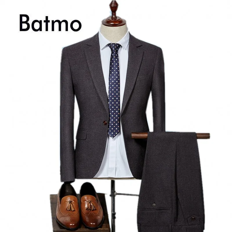 

2017 new arrival high quality fashion single button suits men,casual men's Dress suits,4 color,size S-XXXL, jacket+pants.