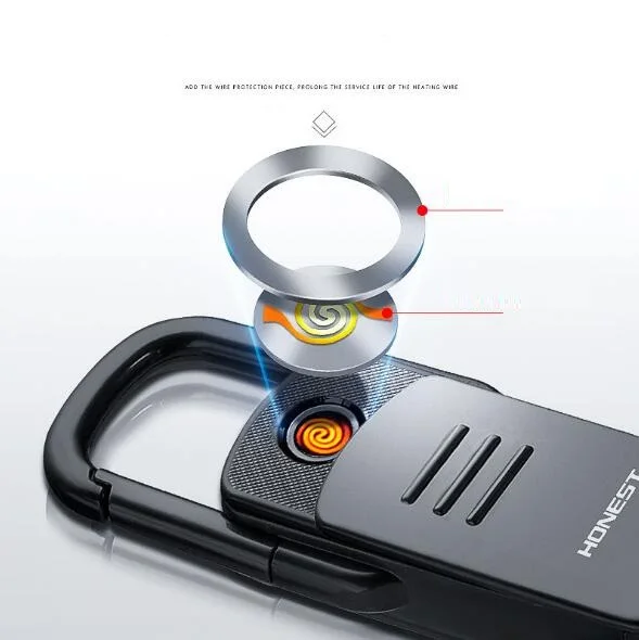 Honest высокого качества для зарядки Зажигалка USB многофункциональный