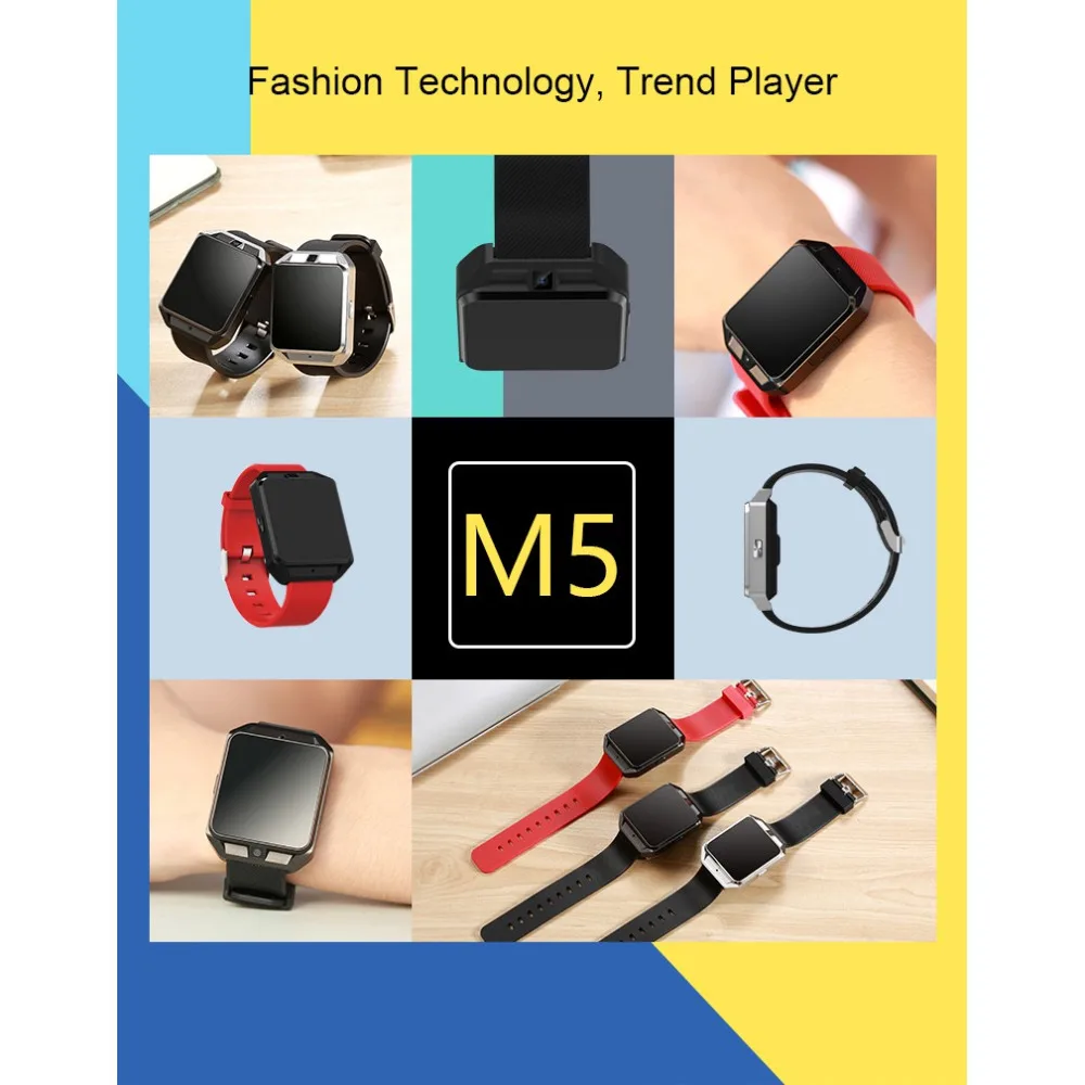 4G GPS Android 6.0 Смарт-часы M5 MTK6737 Монитор сердечного ритма с поддержкой SIM-карты Камера Бизнес-смарт-часы для мужчин и женщин 2018 Подарок
