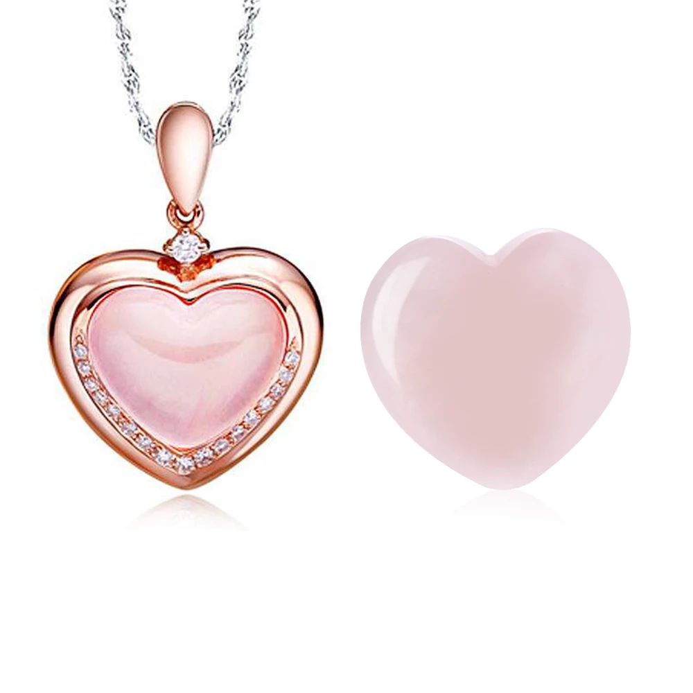 1 шт. любовный камень хрустальный в форме сердца натуральный розовый кварц