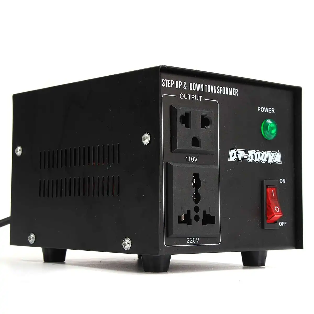 500W 500/1000/2000/3000/5000 Вт сверхмощный Напряжение регулятор конвертер Мощность трансформатор 220V auf 110V преобразователь - Цвет: 500W