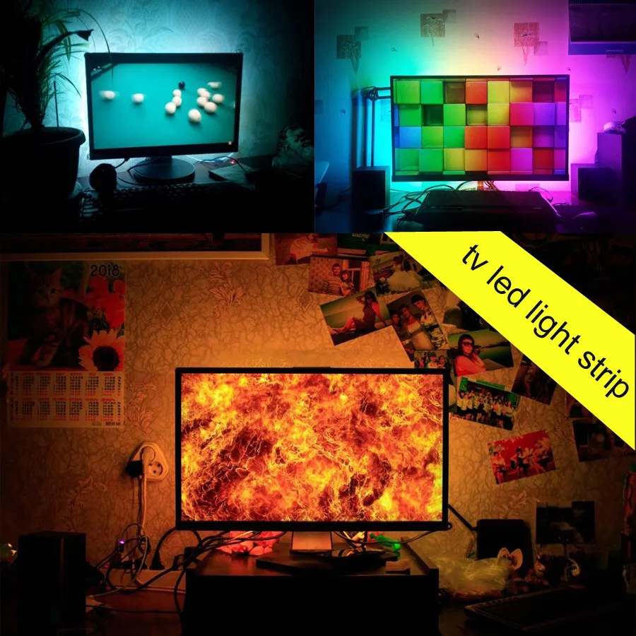 Пиксельная светодиодная ленсветильник WS2811 программируемая индивидуально RGB 12 В