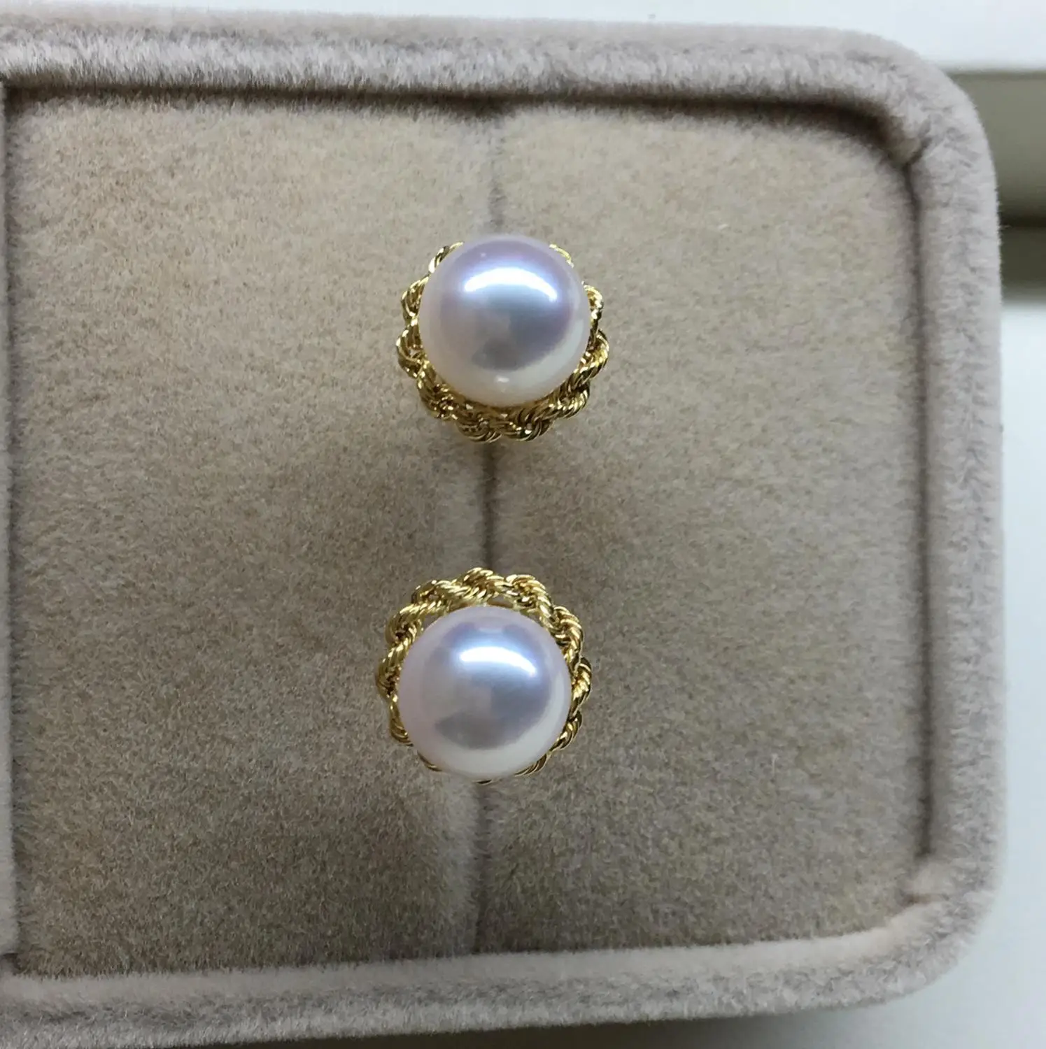 Женские серьги из серебра 925 пробы с натуральным жемчугом 9 10 мм|925 sterling|earrings real