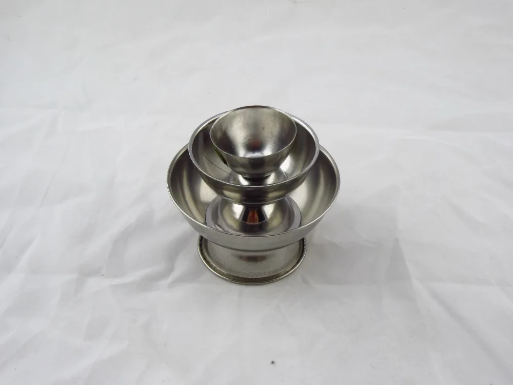 3 шт./лот алюминиевая чашка контейнер для ювелирного порошка Мойка Посуды очистка