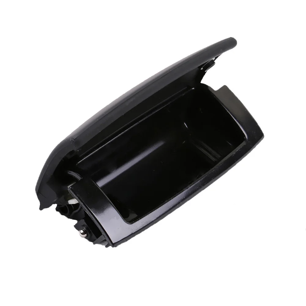 Black Для Audi A4 B6 B7 2001-2008 для SEAT EXEO пепельница для заднего ряда банка для табака крышка Кепки 8E0857961Q 1WV персик деревянная пепельница - Название цвета: Black
