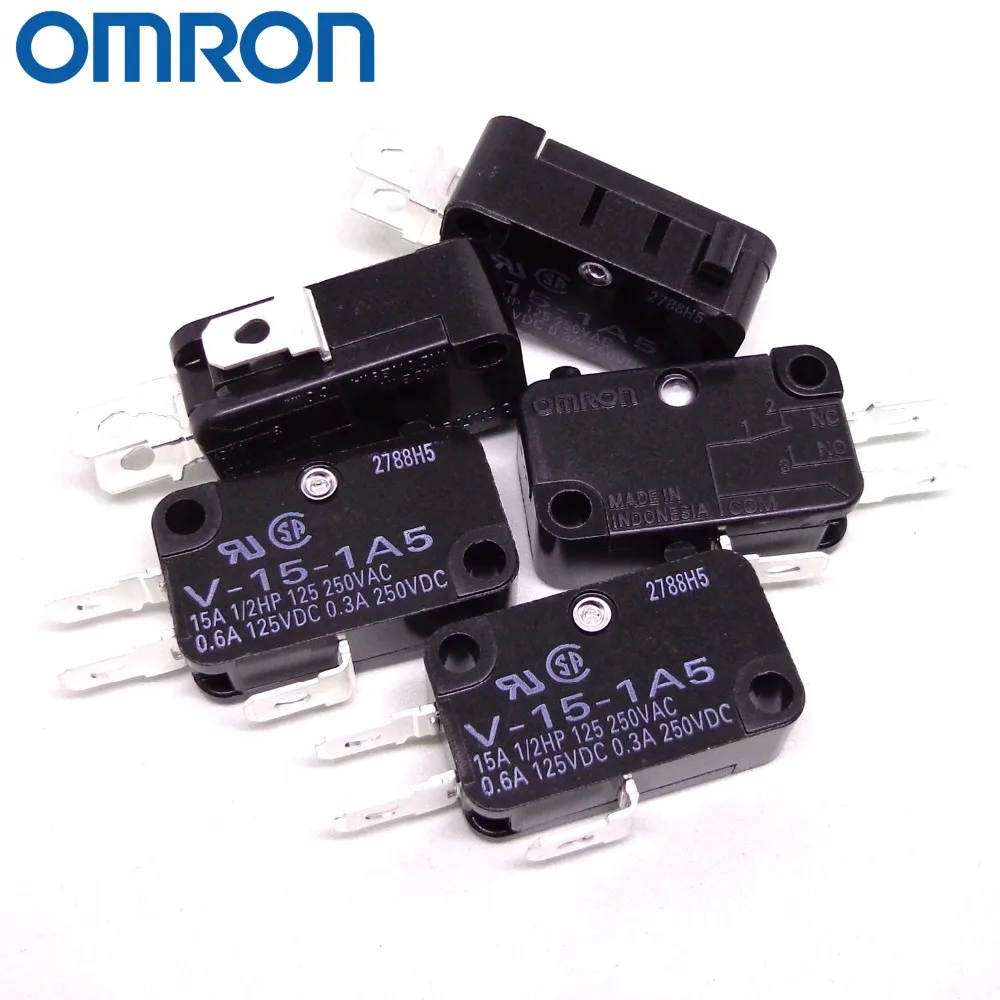10 шт. OMRON микропереключатель V-15-1A5 V-152-1C25 V-153-1C25 V-155-1C25 V-156-1C25 и OMRON микропереключатель