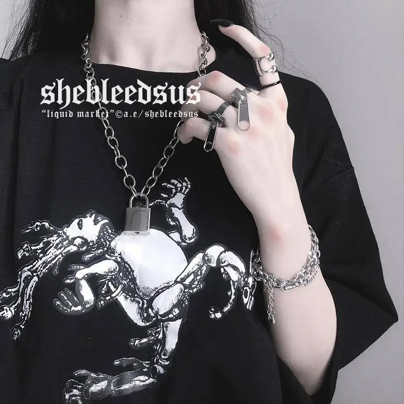 Цепочка на шею из нержавеющей стали ручной работы унисекс 100%|Ожерелья с