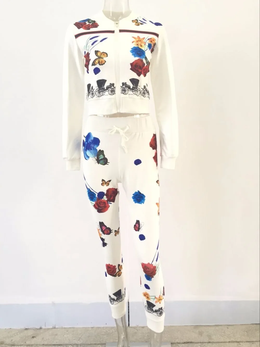 2017 весенне осенний комплект из двух предметов женская одежда спортивные костюмы