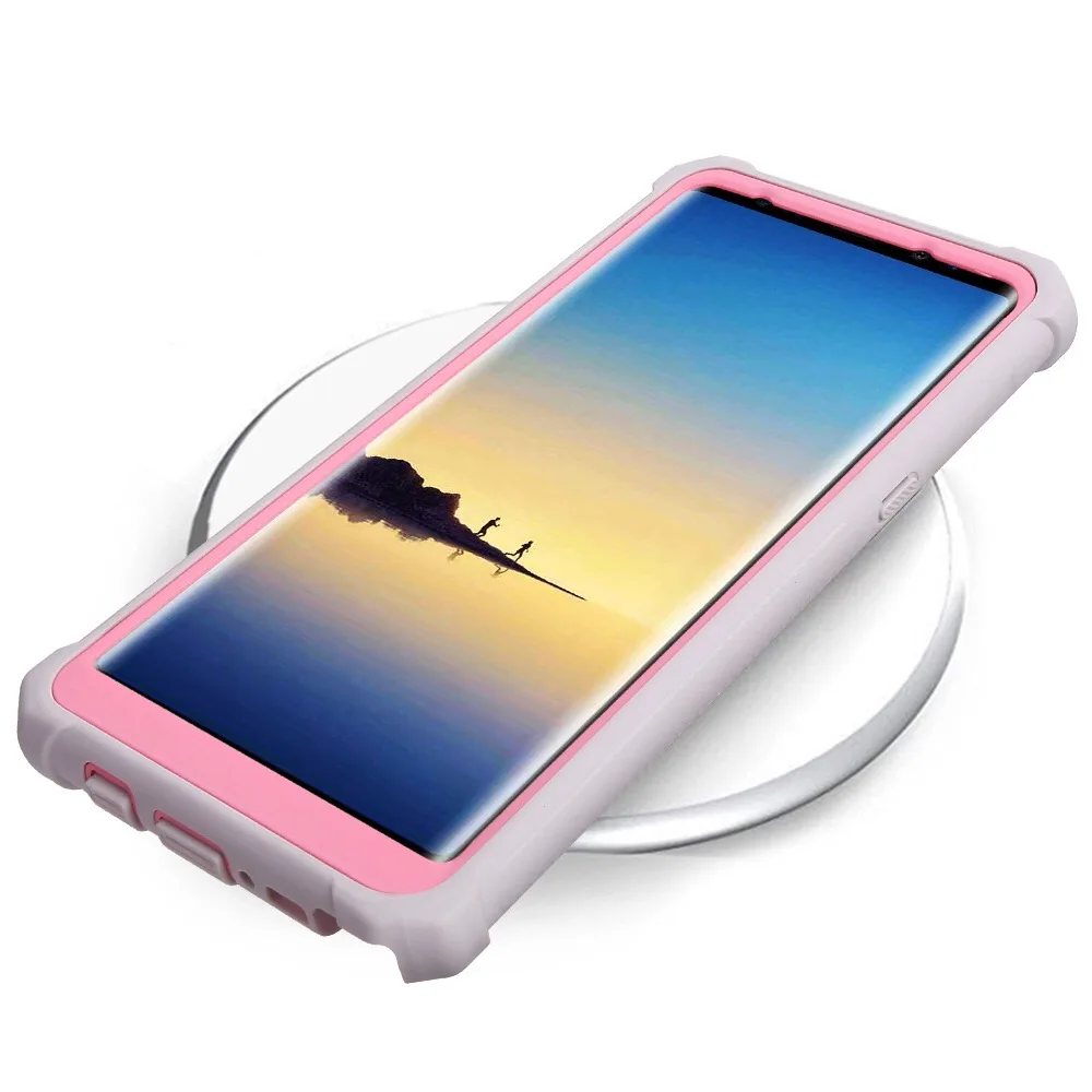 Противоударный прозрачный чехол накладка для Samsung Galaxy S10 S10Plus S10Lite S9 S8 360 защитный