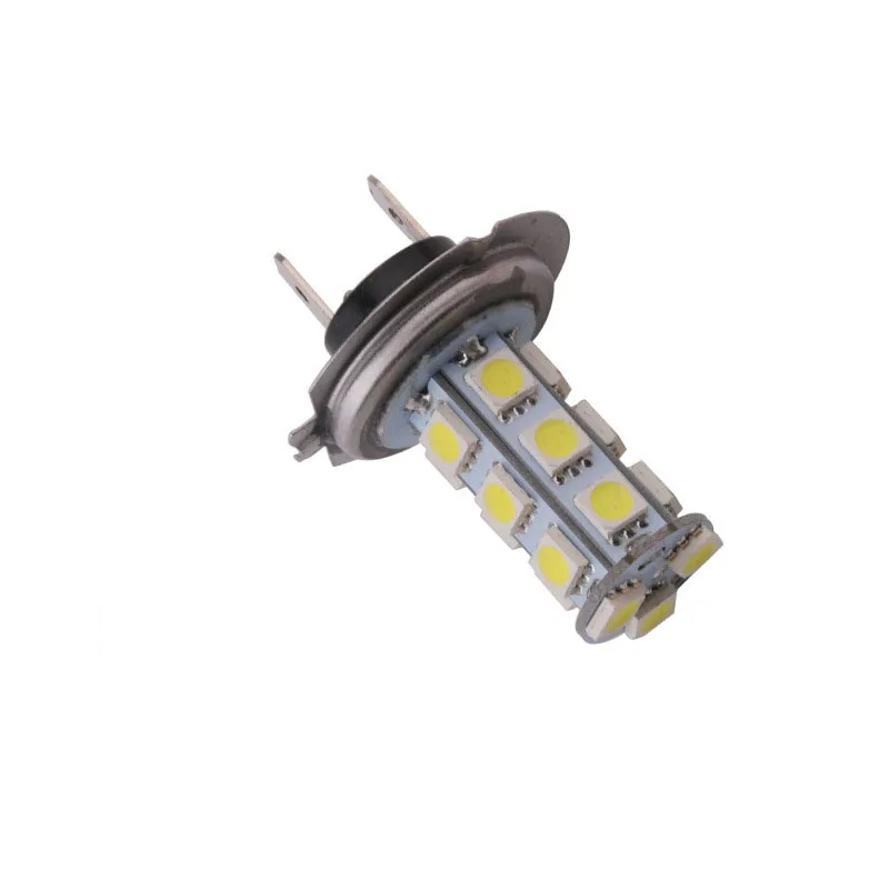 10 шт./лот H7 18SMD 5050 Светодиодная Автомобильная противотуманная фара белая 18 лампа