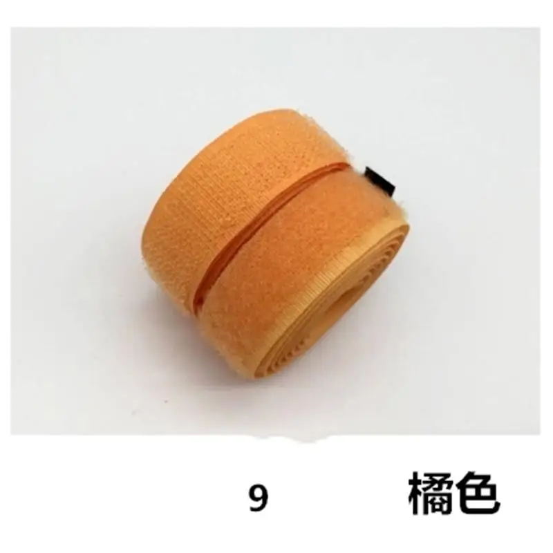 9 Orange 2cm X 5M Крючок и петля без самостоятельной клейкая крепежная лента волшебный нейлон Klittenband Швейные аксессуары полиэстер Домашний без клея 2 см* 5 метров - Цвет: 9 Orange 2cm X 5M