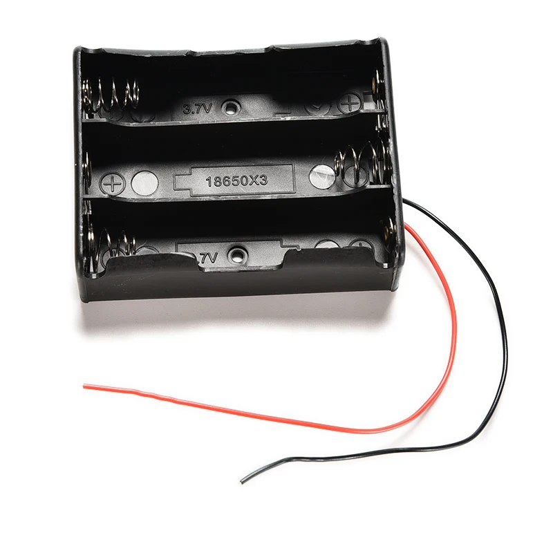1 шт. новый пластиковый чехол для хранения аккумуляторов 3x18650 держатель 3 7 В с