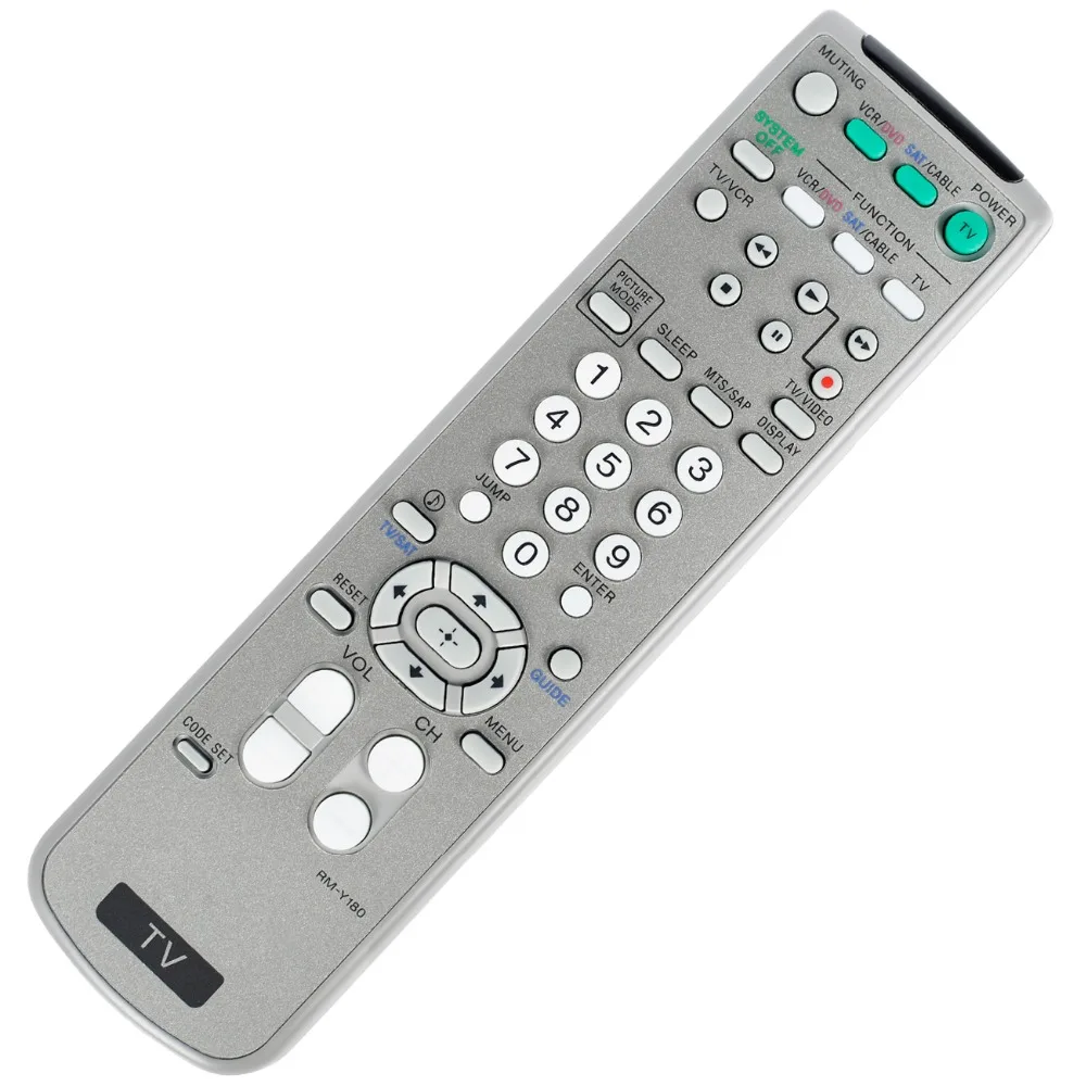 Новый дистанционный пульт RM-Y180 для sony ТВ VCR DVD KV-20FV300 KV-27FA310 KV-32FS320 KV-29FS120 |