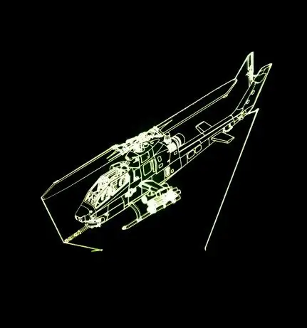 Крутая игрушка 3D самолет Warplane модель лампы Креативный ночник Touch Jet самолет настольная лампа светодиодный Иллюзия голограммы лампа прикроватная - Испускаемый цвет: Aircraft Lamp 4