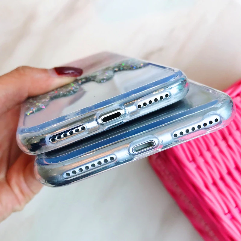 Градиентное розовое звездное небо чехол для iphone X эпоксидное Тающее мороженое 8 7 6 6s Plus|Бамперы| |