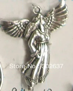 

FREE SHIPPING 60PCS Tibetan silver cute angel charm A16191