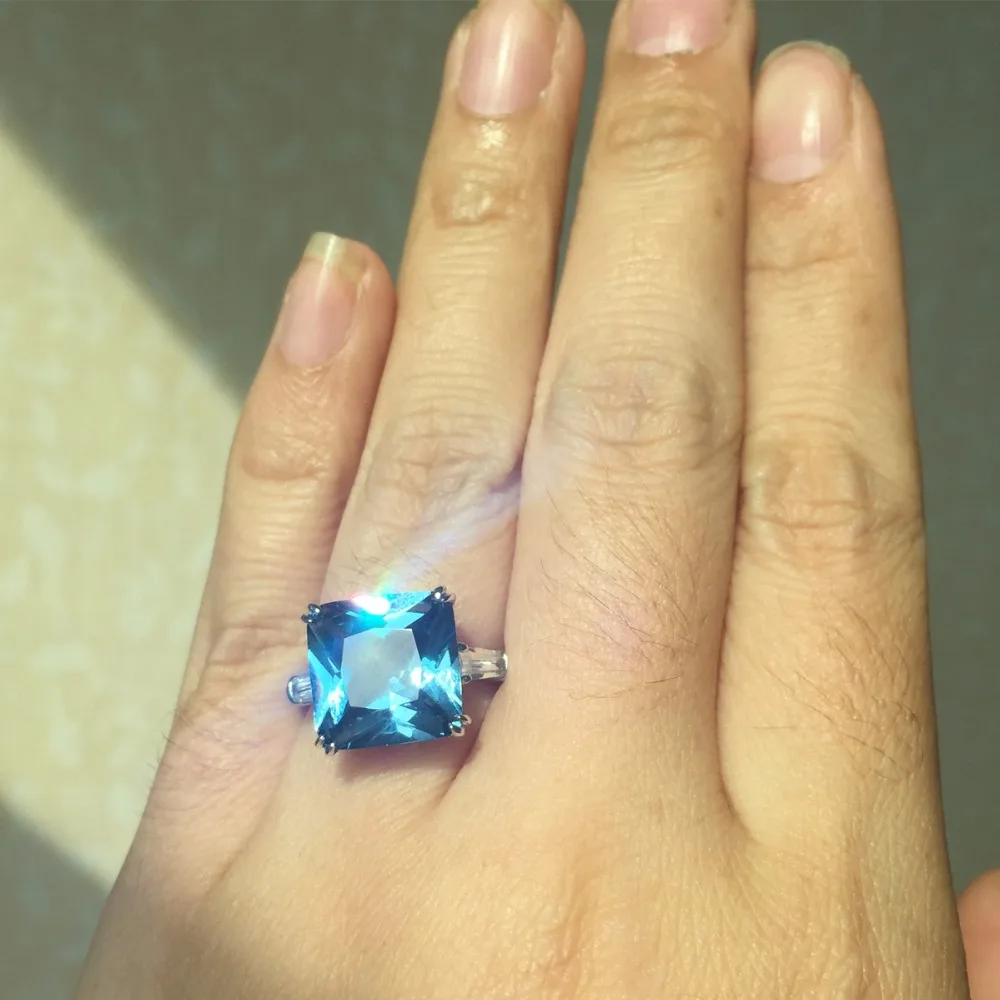 Moissanite дрель три поколения IJ цвет 3 карата стерлингового серебра 925 пробы для женщин обручальное кольцо брошь, покрытиая родием