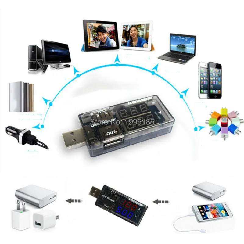 1X светодиодный USB ток напряжение зарядки детектор мощности тестер Вольтметр Амперметр KWS-10VA ток и напряжение дисплей 4-30 в 0-3A