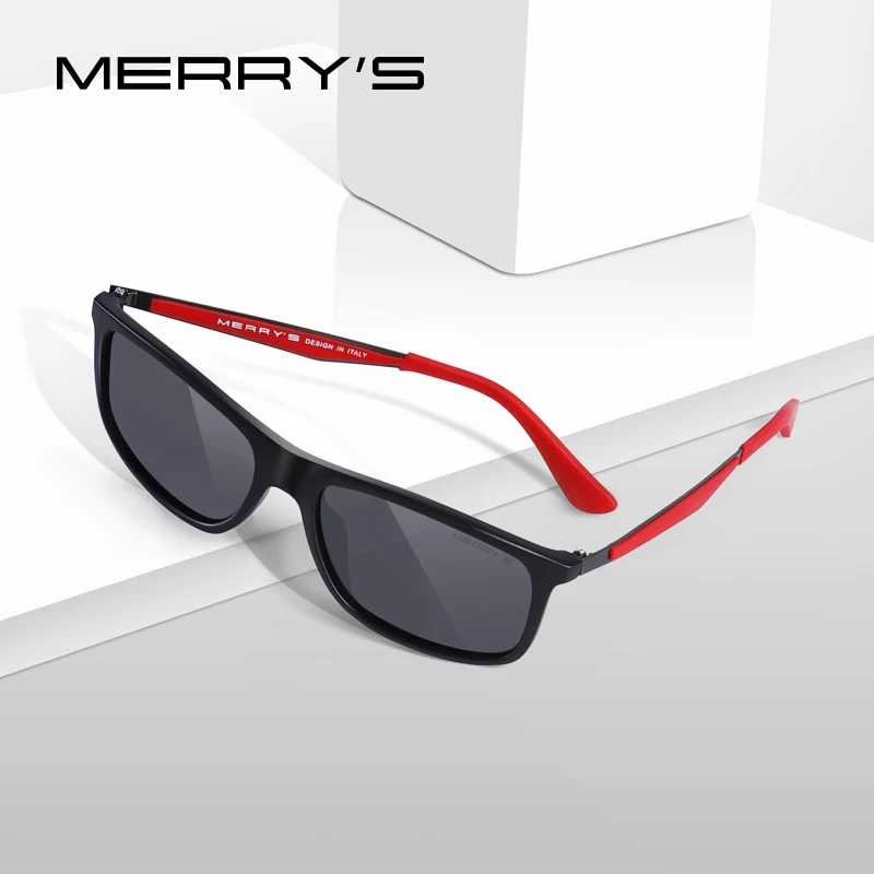 Мужские солнцезащитные очки MERRYS классические поляризационные TR90 с защитой от