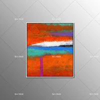chrismas gift hand painted abstract landscape colourful oil painting on canvas modern home decoration handmade canvas picture