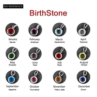 birthstone charms crystal birthstone jewelry