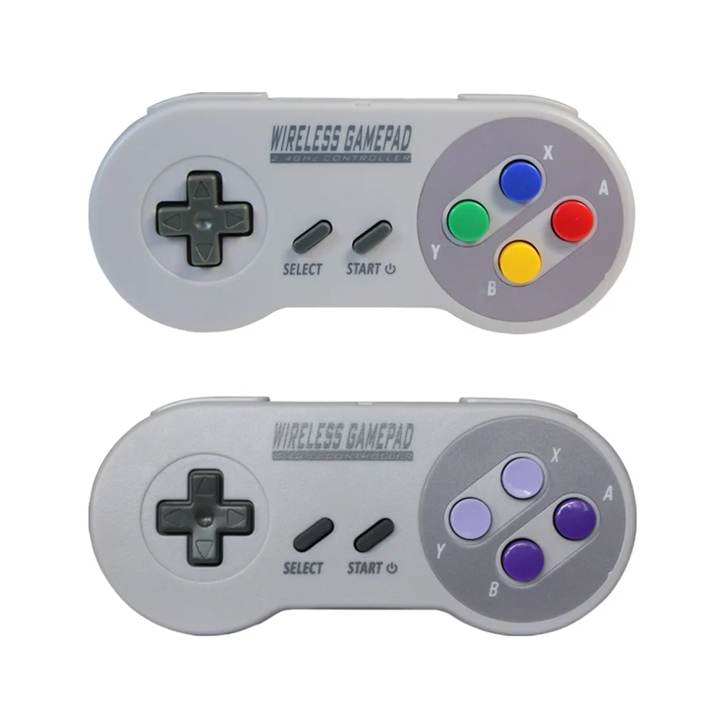 Беспроводной контроллер 2 4 ГГц геймпад джойстик для NES (SNES)Super Nintend классические