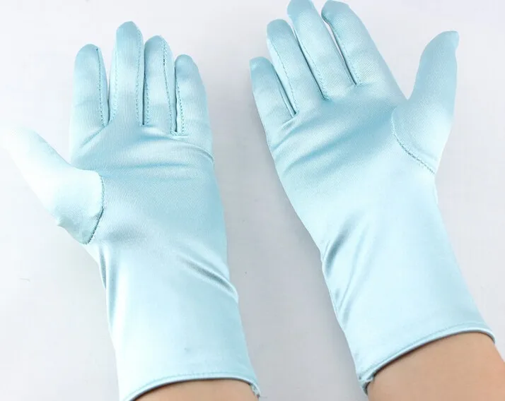 Маскарадные перчатки Эльзы и Анны детские с мультяшным принтом для девочек