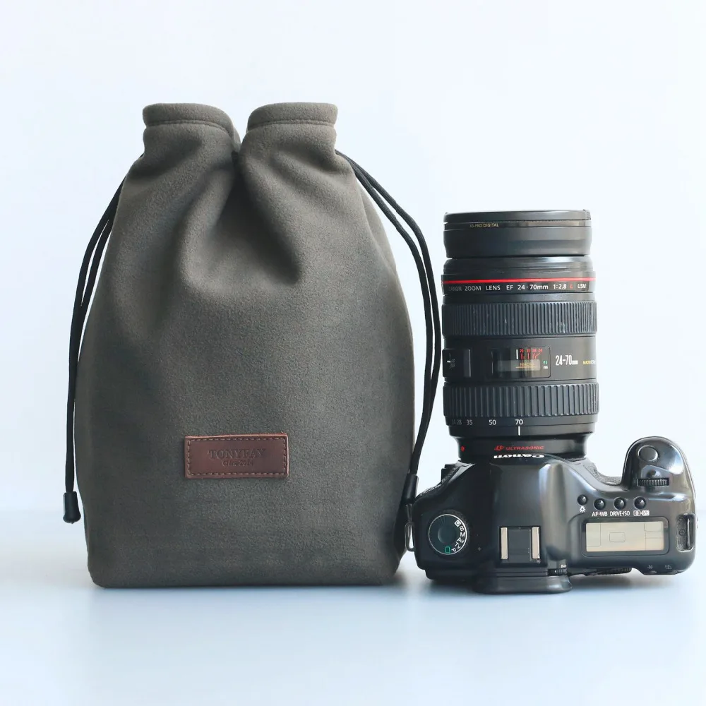 Сумка для камеры Roadfisher на шнурке Карманный чехол DSLR Canon 5D 6D 7D 60D 70D Nikon D800 D610 D4 D3S Sony