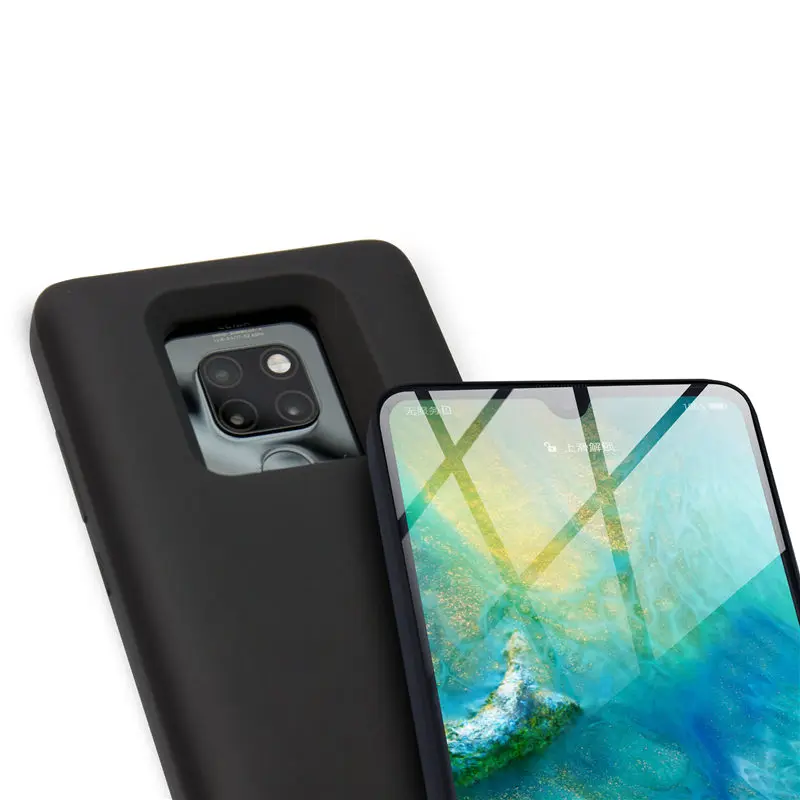Противоударный чехол с аккумулятором для Huawei Mate 20 мягкая рамка внешний тонкий