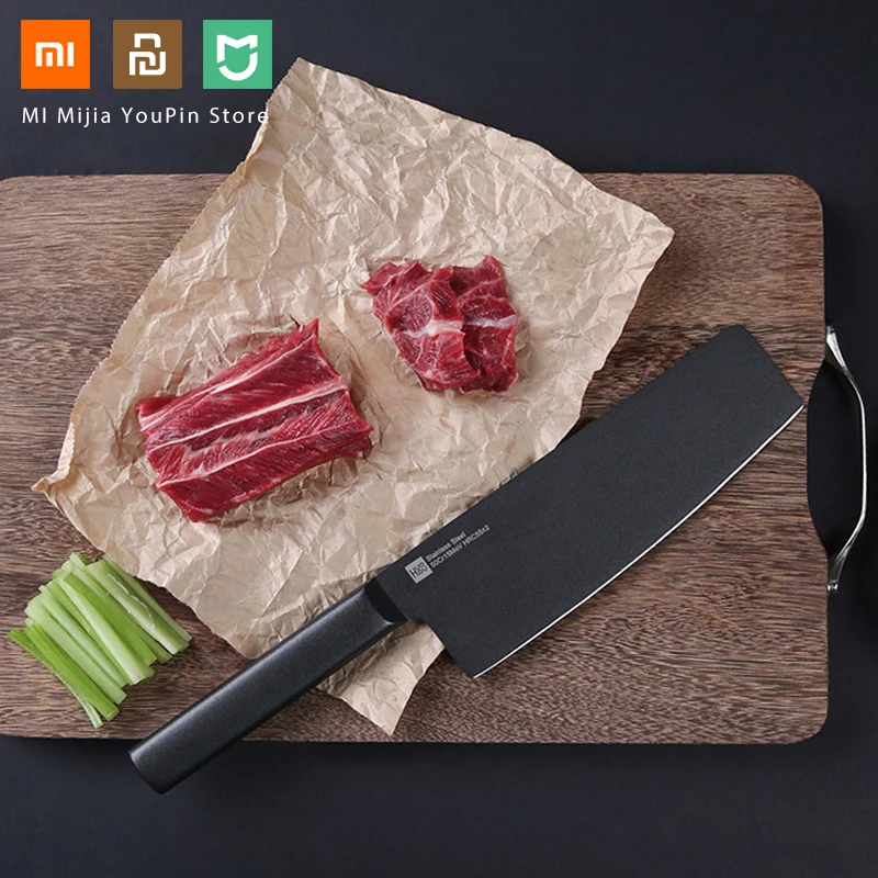 Оригинальный кухонный антипригарный нож Xiaomi Mijia Huohou черный набор ножей из