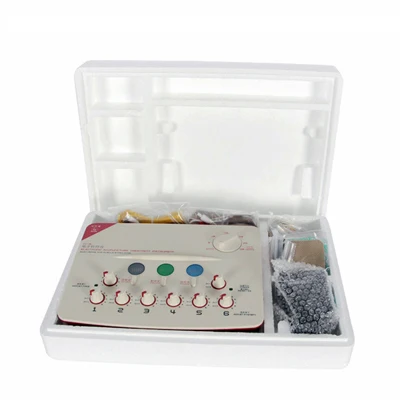 Original Foam box 6 выходных каналов, массажер, машина для здоровья, многофункциональная, расслабляющая, акупунктурная стимуляция, массаж ног 110-240 В - Цвет: Original Foam box
