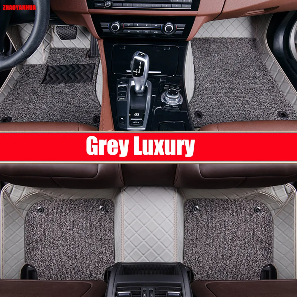 

"ZHAOYANHUA Car floor mats for Nissan altima Rouge X-trail Murano Sentra Sylphy versa Tiida 6D car-styling carpet floor liner "