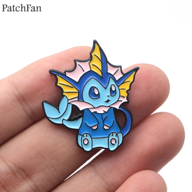 Patchfan Карманный Монстр Иви мультфильм цинк галстук булавки броши для рюкзака, одежды для мужчин женщин шляпа Декоративные значки медали A1650