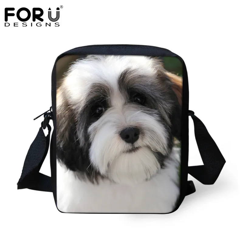 Маленькие женские сумки-мессенджеры FORUDESIGNS Kawaii Havanese Dog роскошная дизайнерская