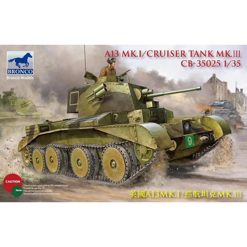 BRONCO CB35025 1/35 A13Mk. I Cruiser Tank Mk. III-набор моделей