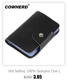 High Quality First Layer Of Cowhide Genuine ID Card Holder Men Credit Card Case Leather Business Card Wallets,JG3169
