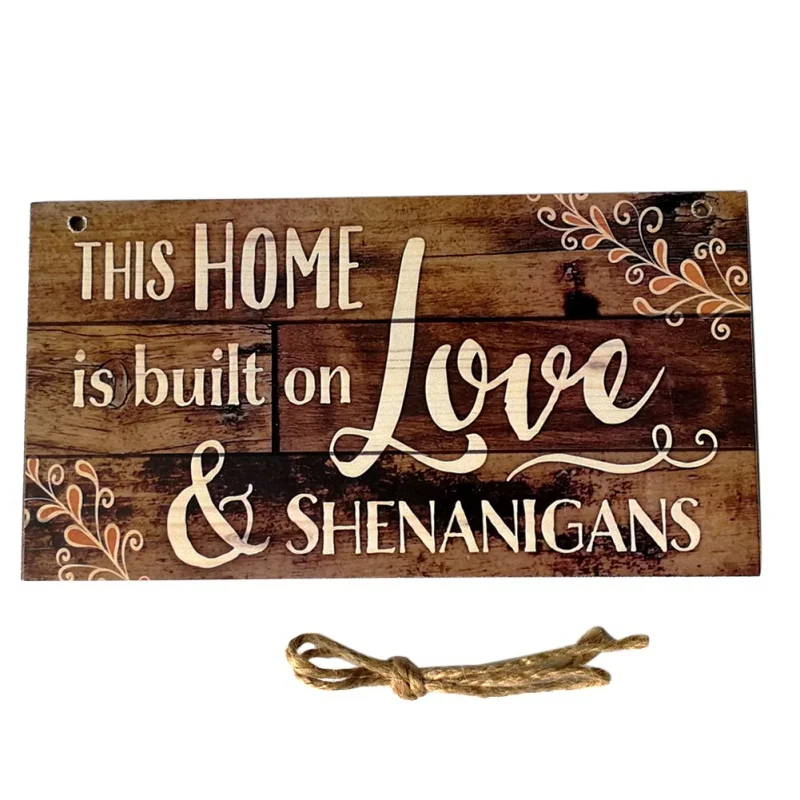 Funny Wooden Hanging Plaque Sign Memorial Wedding Engagement Board remembrance sign Accessory | Дом и сад