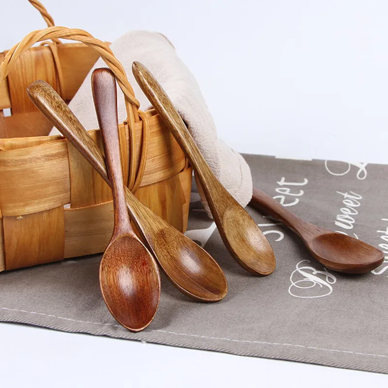 Высококачественная натуральная деревянная ложка кухонные аксессуары ручной
