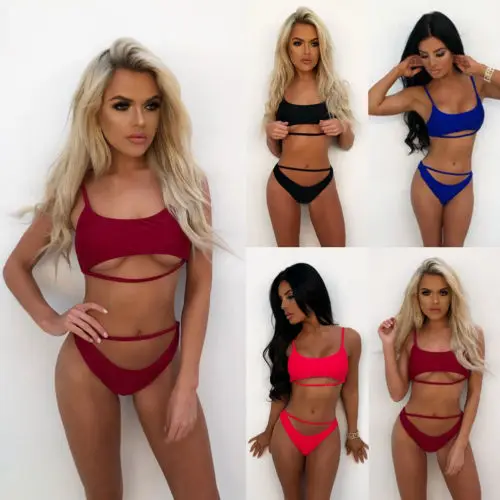 Женский купальник бикини с пуш-апом 2 шт. | Женская одежда