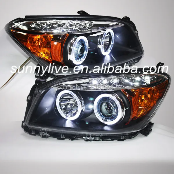 Для TOYOTA RAV4 светодиодный налобный фонарь Angel Eyes 2009 2010 LDV1|lens protector|lens widelens shutter |