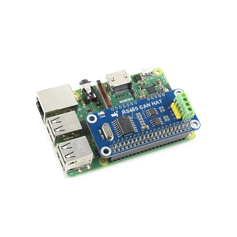 Крышка CAN RS485 для Raspberry Pi обеспечивает стабильную связь на большие расстояния