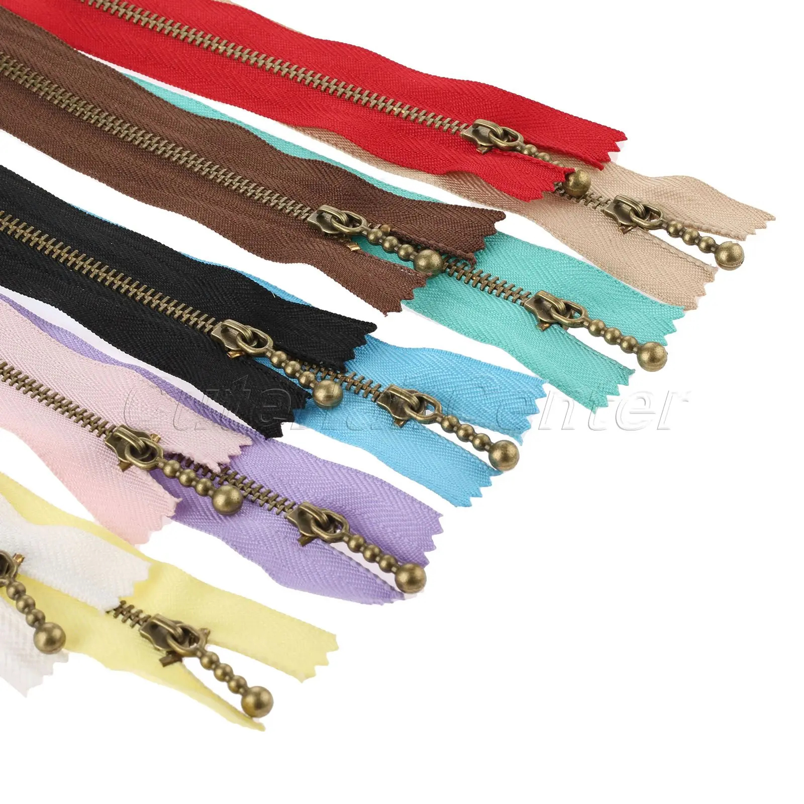 

High Quality 10pcs/bag Metal Nylon Coil Zippers DIY Tailor Sewing Tools Garment Accessories Cremalleras Costura 15cm/20cm