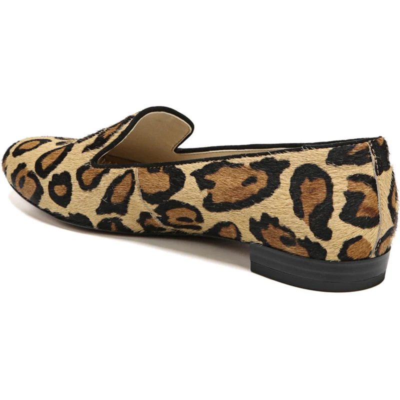 Spring Leopard-Print Flats Shoes Woman Round Toe Animal Prints Loafers Large Size 12 13 For Ladies Adult Footwear Sexy 2019 | Обувь