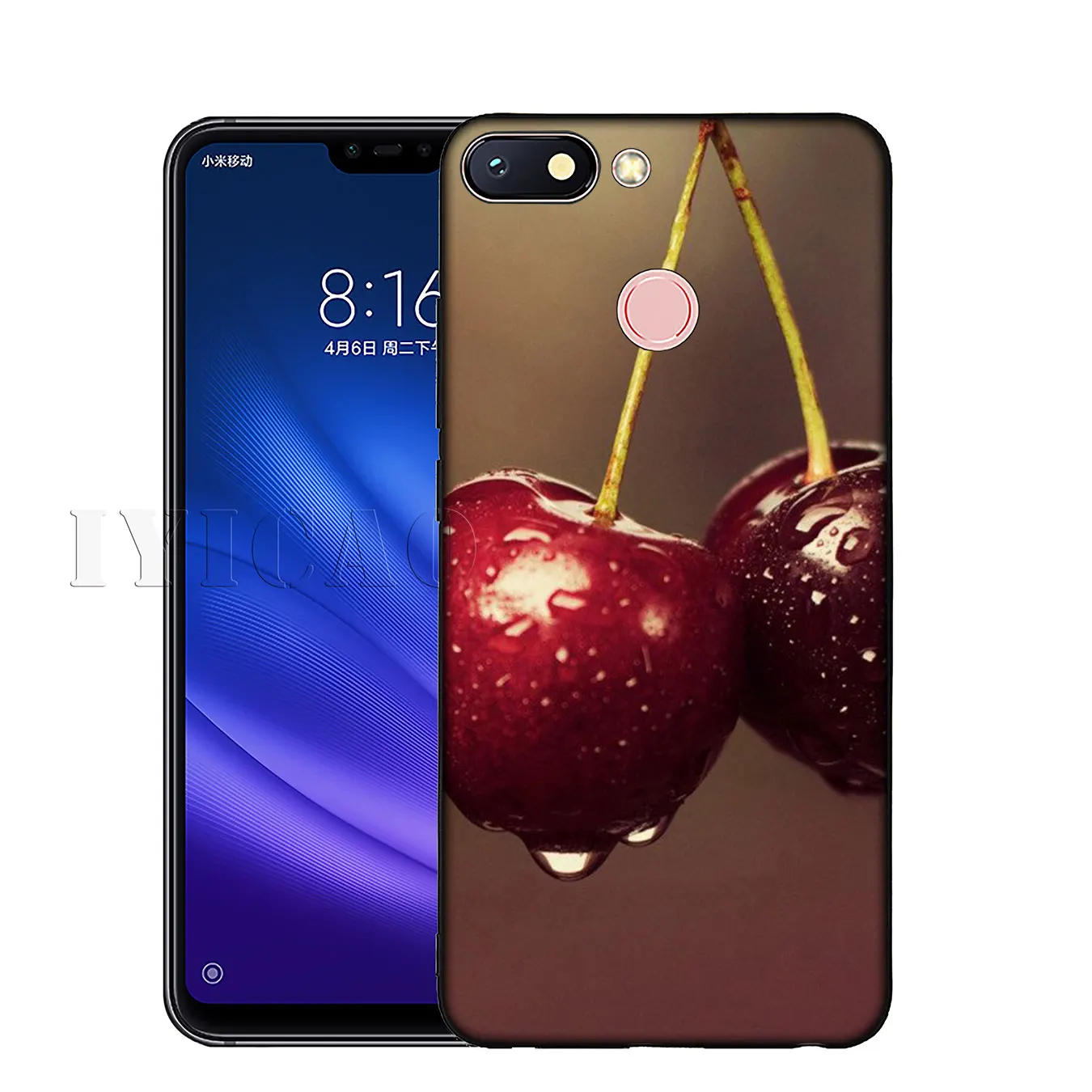 IYICAO Вишневый летний Мягкий силиконовый чехол для телефона Xiaomi Redmi K30 K20 8A 7A 6A 5A S2 GO