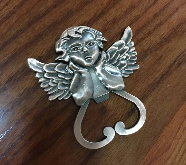 Новое поступление Свадебные Сувениры поставляет античный Медь Ангел открывалка