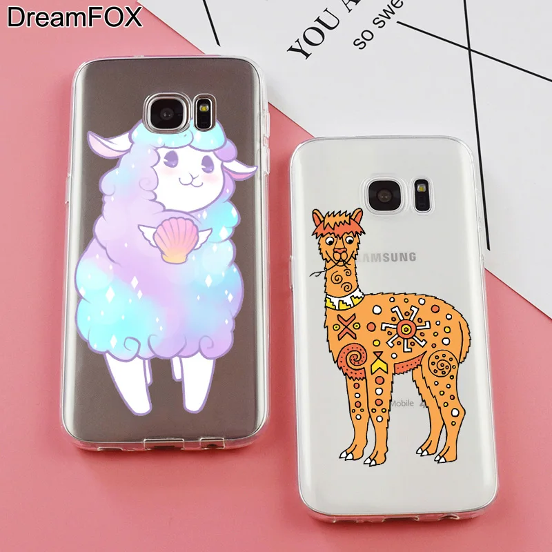 DREAMFOX L313 Alpaca Soft TPU Silicone Case Cover For Samsung Galaxy Note S 7 8 9 10 10e 11 11e Lite Edge Plus |